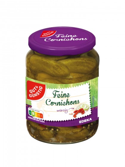 Castraveti murati cornichon 670g