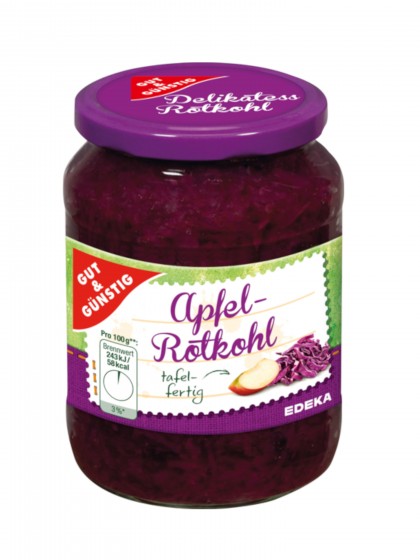 Varza rosie cu mar 680g