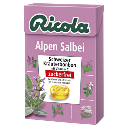 Bomboane Ricola Alpen Salbei