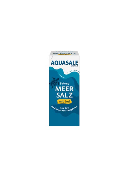 Sare mare fina iodata Aquasale 500g