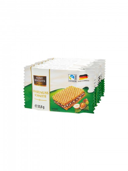 Napolitane cacao si alune 8x20 8g
