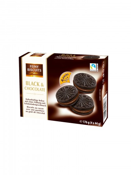 Biscuiti Black Chocolate 176g