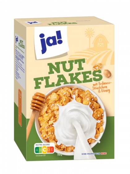Cereale Nut flakes ja 750g