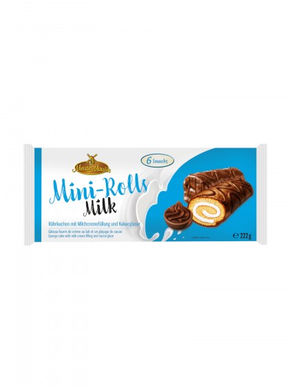Mini Rolls Milk 222gr