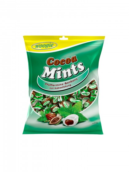 Bomboane Cacao menta 150g