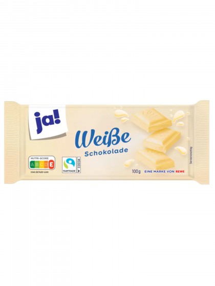 Ciocolata alba 100g ja