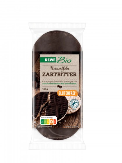 Wafe BIO orez cioco amaruie Rewe 100g
