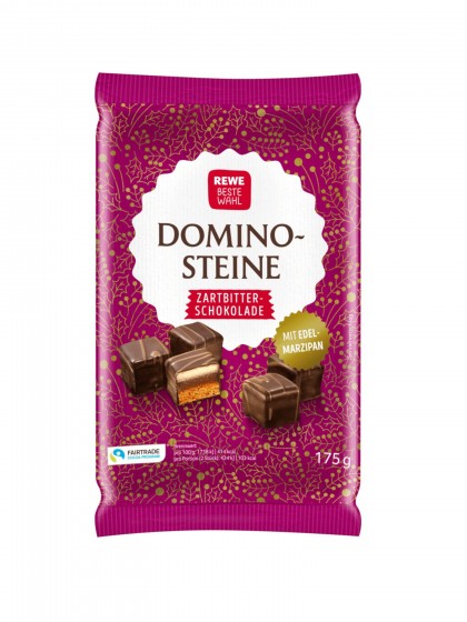 Rewe Domino cioco neagra 175g
