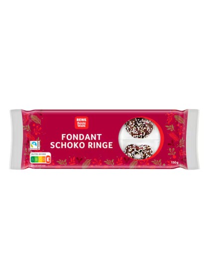 Rewe Fondant Schoko Ringe 150g