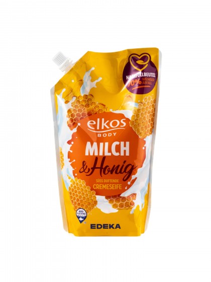Elkos sapun lichid Milch Honig 1l