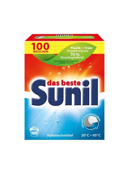 Detergent SUNIL pudra Universal 100sp 6kg