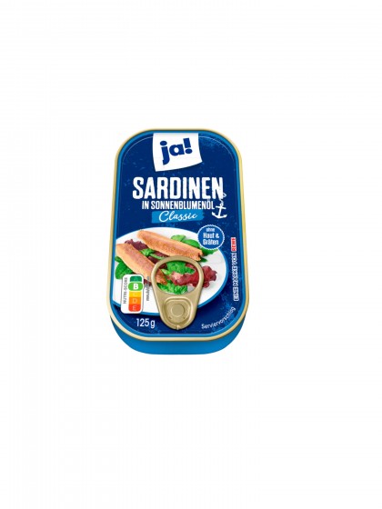 Sardine JA ulei 125g