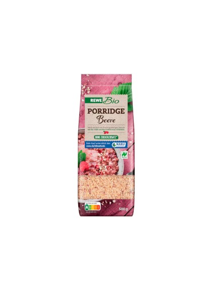 Porridge Rewe BIO Beere 500g terci mure