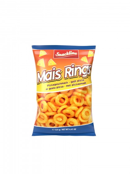 Snacks inele porumb pizza 125g
