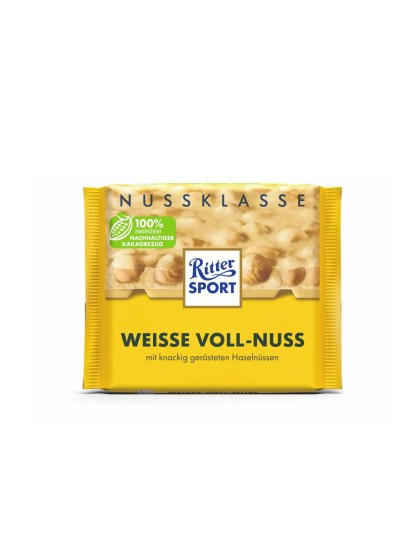 Ritter Sport Weisse Voll Nuss 100g
