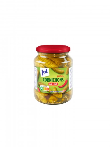 Ja cornichons chili 350g