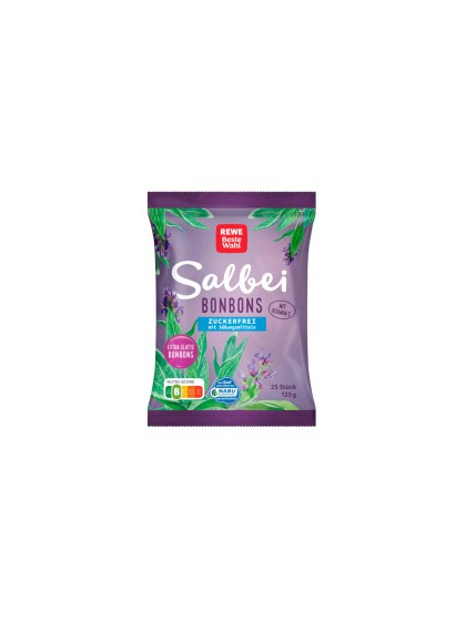 Rewe bomboane salvie  f z125g