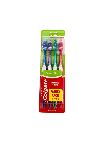 Perie dinti Colgate Premium Clean Medium 4buc