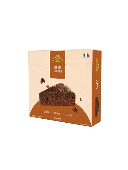 Prajitura pufoasa cu cacao si glazura 400g