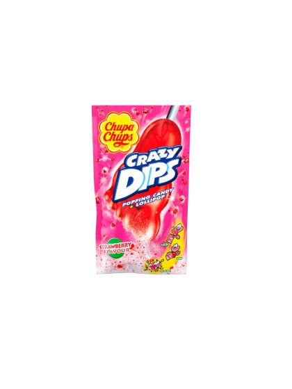 Chupa Chups Crazy Dips capsuni 14g
