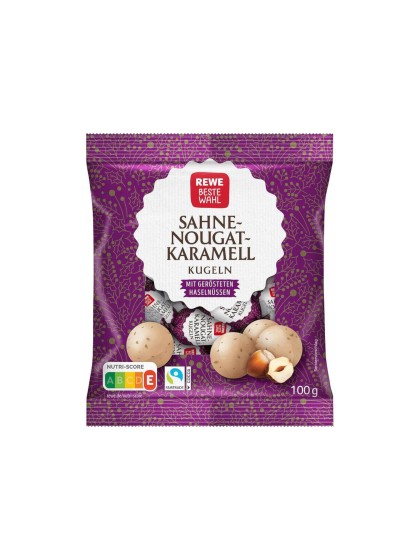 Bile Rewe sahne nougat caramel 100g