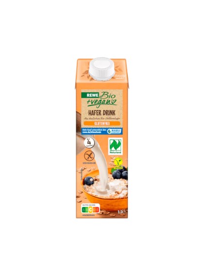Bautura vegetala Rewe Bio ovaz fara gluten 1l