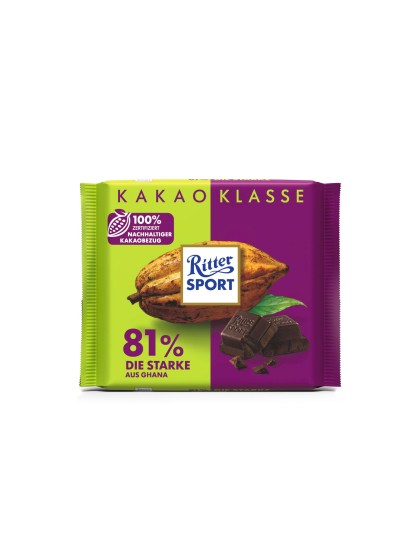 Ritter Sport 81cacao 100g