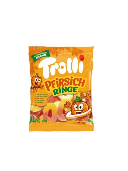 Jeleuri Trolli Pfirsichringe 150g