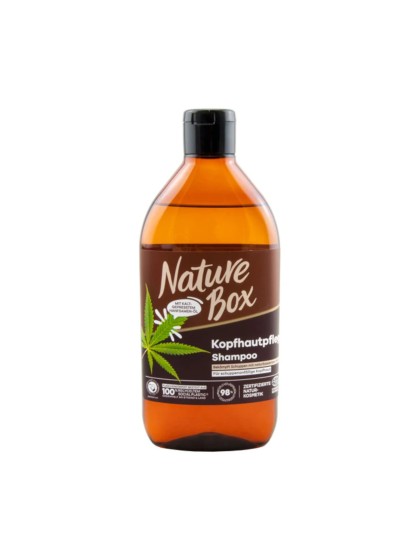 Nature Box sampon ulei sem canepa presat rece 385ml