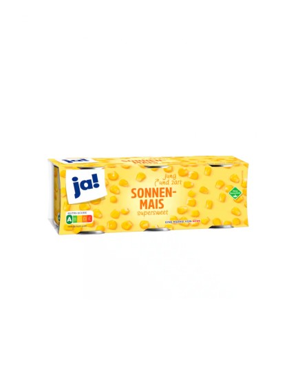 Ja conserva porumb 3x150g
