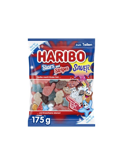 Haribo Stars Stripes 175g