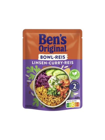 Bens Original Expres linte curry 220g