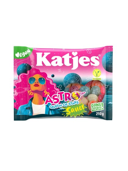 Katjes Astro Queen Stars 210g