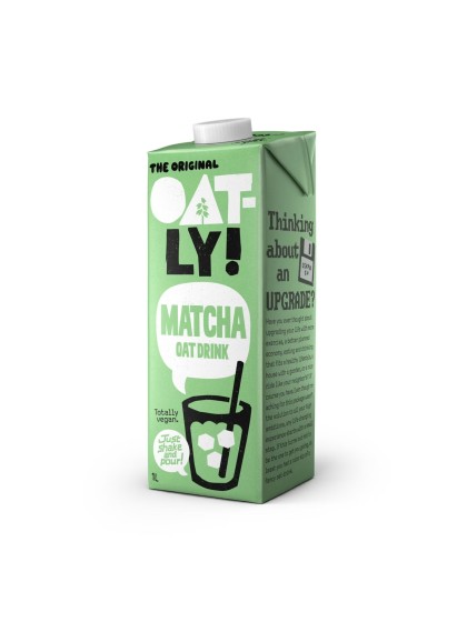Oatly bautura vegetala ovaz matcha 1l