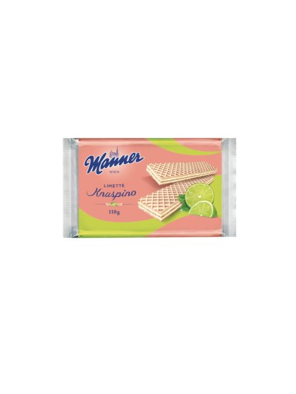 Manner napolitane Knuspino limette 110g